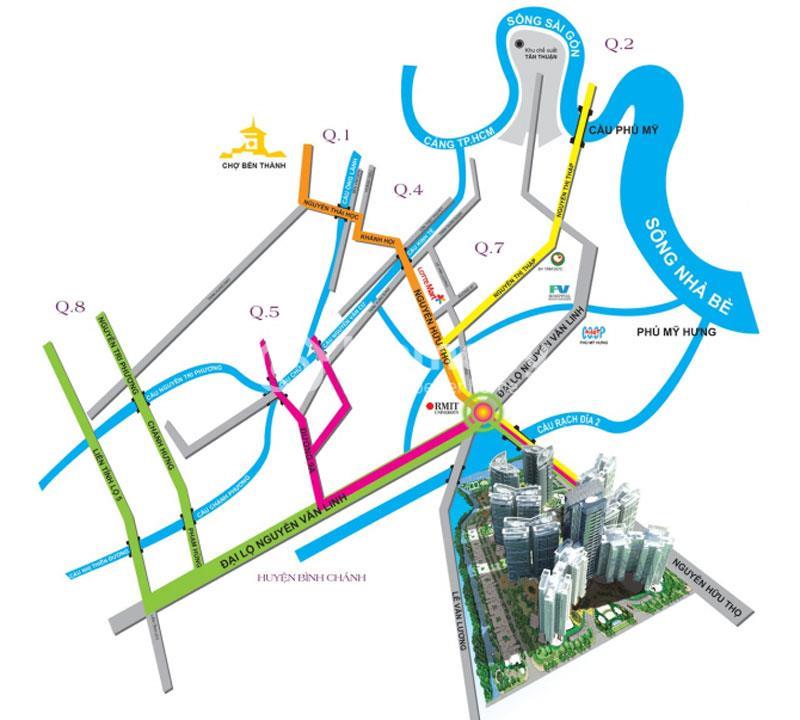 Vị trí dự án Grand Sentosa