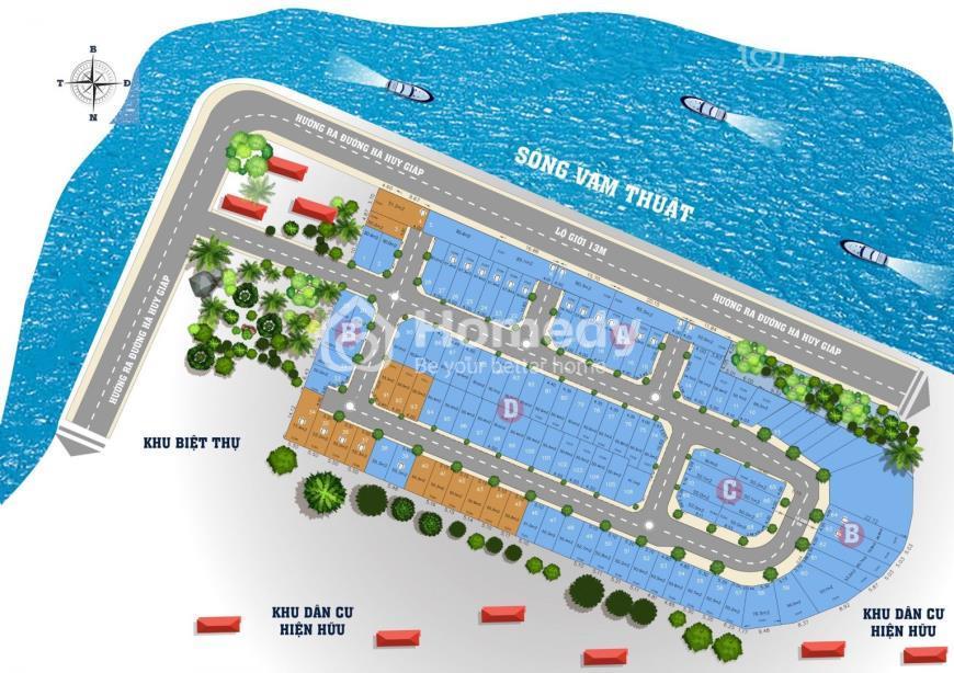 Mặt bằng dự án One Palace 2 (Khu dân cư Thành Đô)