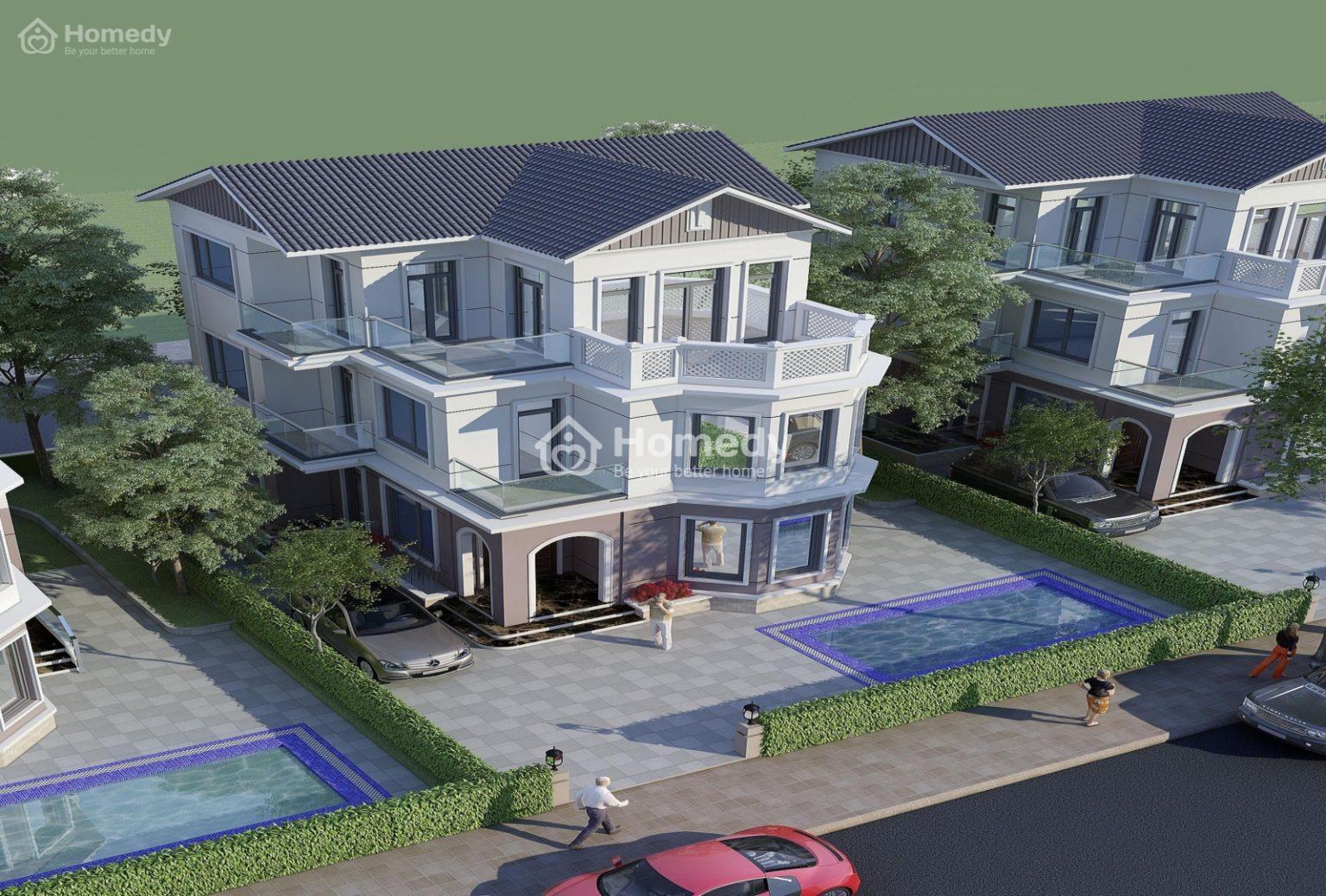 Phối cảnh biệt thự đơn lập
