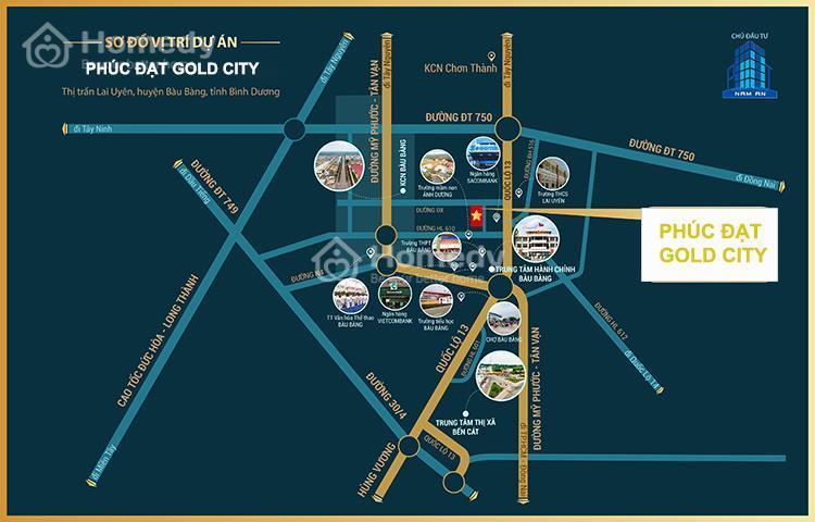 Vị trí dự án Phúc Đạt Gold City