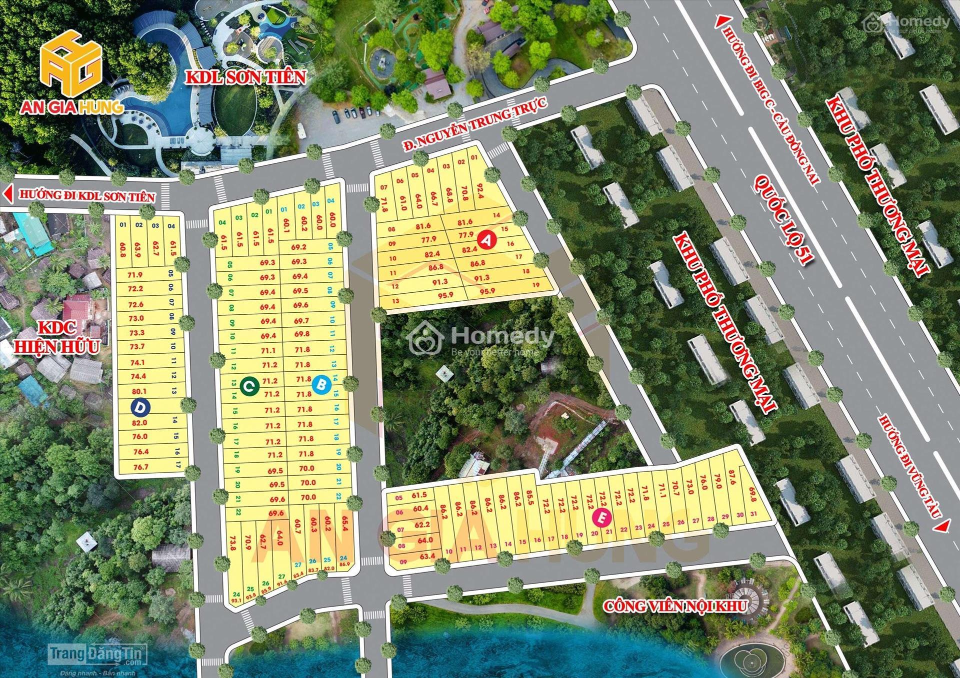 Mặt bằng dự án Khu dân cư Kara Garden