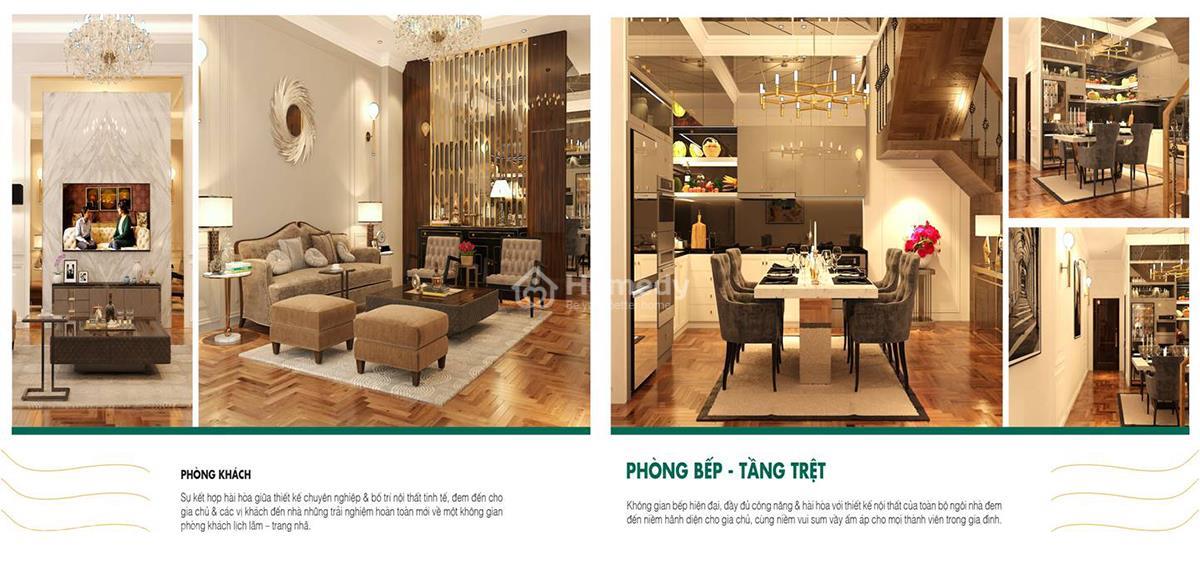 Hình ảnh nhà mẫu shophouse tầng trệt