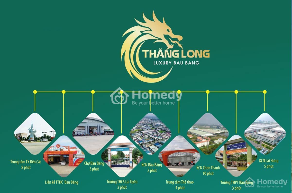 Kết nối vùng dự án Thăng Long Luxury Bàu Bàng