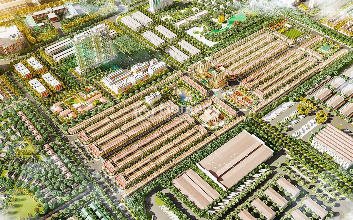 Phối cảnh dự án Thăng Long Luxury Bàu Bàng