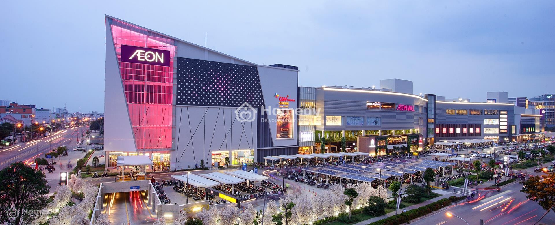 Đại siêu thị Aeon Mall liền kề dự án Aio City Bình Tân
