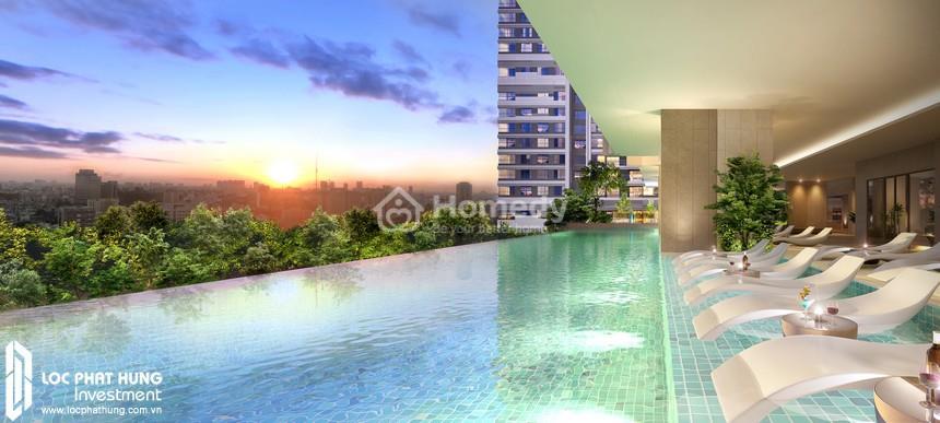Tiện ích dự án căn hộ – Hồ bơi tràn bờ