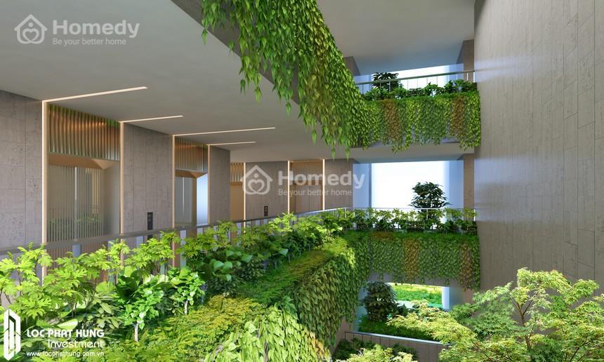 Tiện ích dự án căn hộ – Hành lang cây xanh