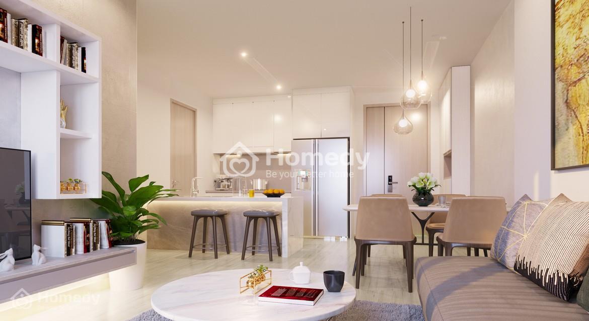 Thiết kế căn 2 phòng ngủ Aio City Bình Tân