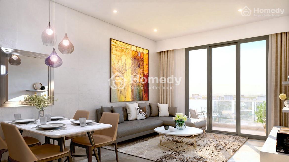 Thiết kế căn 2 phòng ngủ Aio City Bình Tân