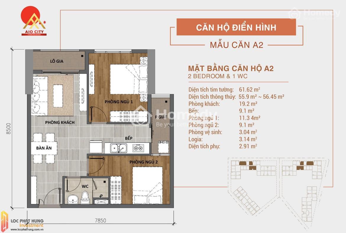 Thiết kế dự án Aio City Quận Bình Tân