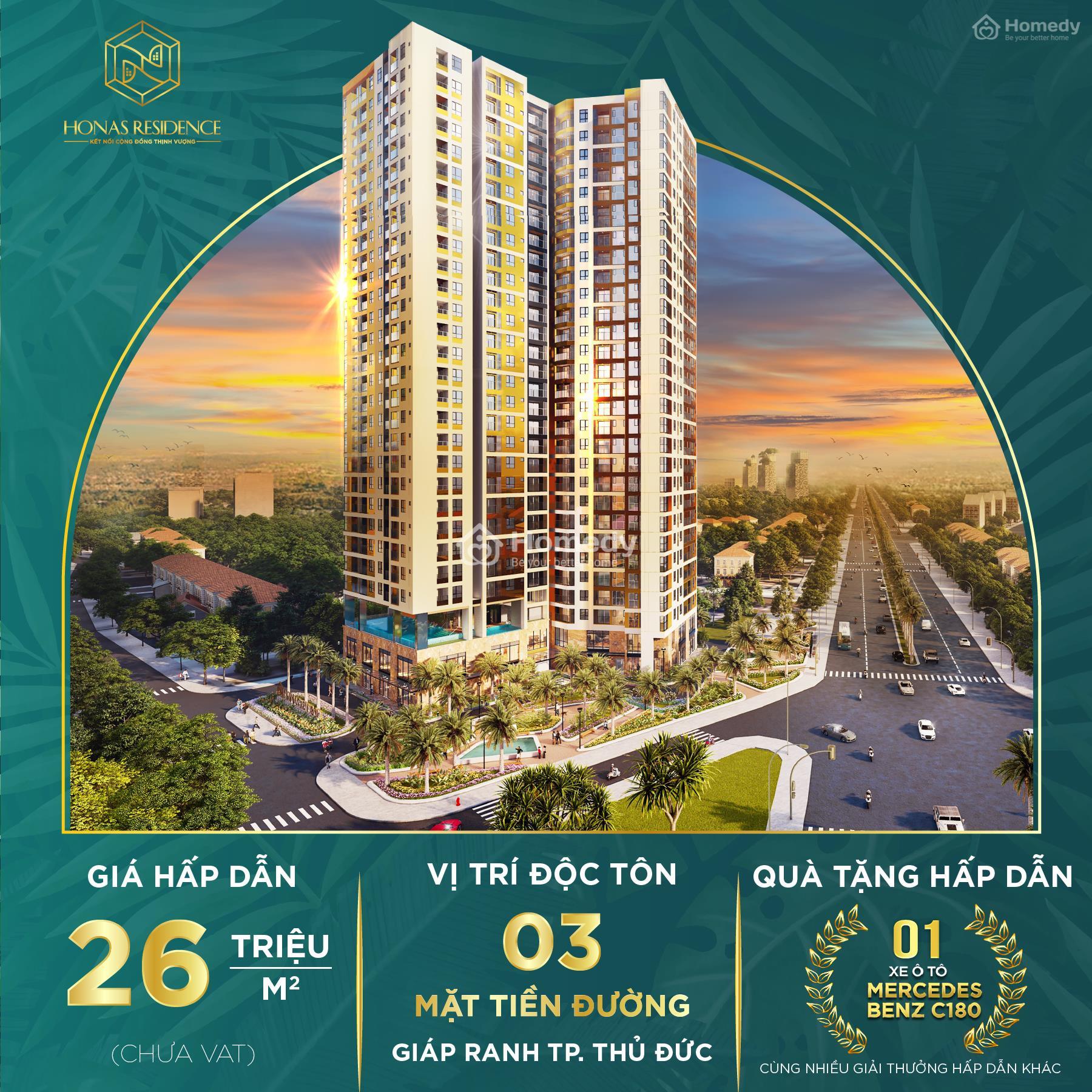 Phối cảnh dự án Honas Residence