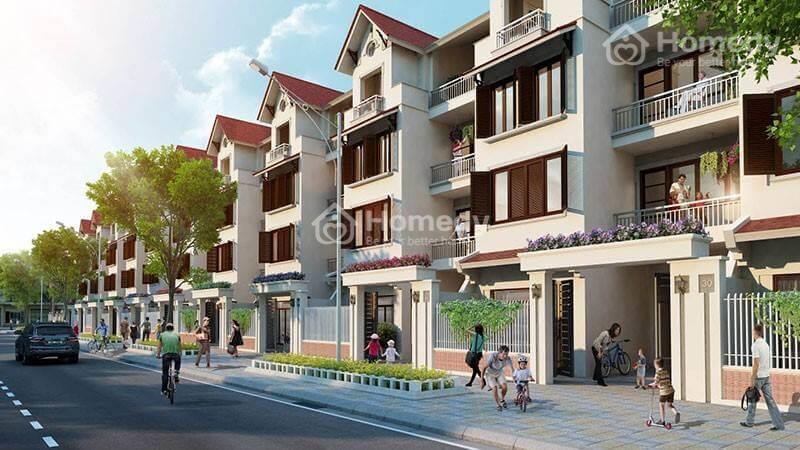 Phối cảnh Khu nhà liền kề Lạc Hồng Phúc