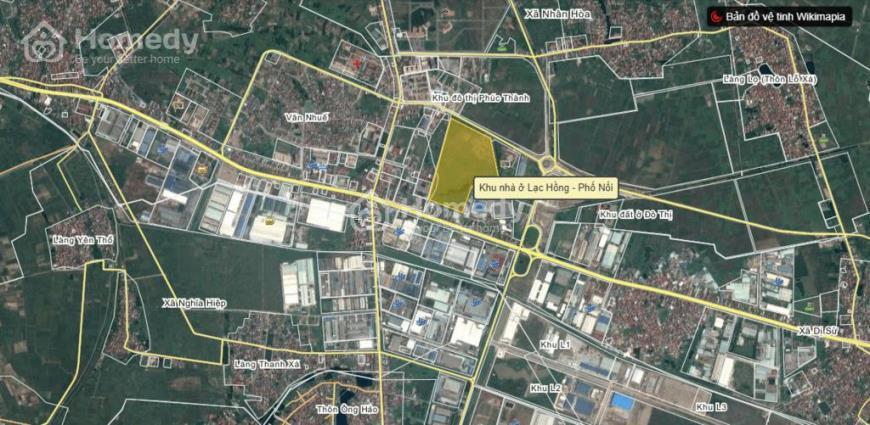 Vị trí Khu đô thị Lạc Hồng Phúc  ​