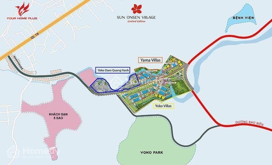 Vị trí dự án Sun Onsen Village - Limited Edition 