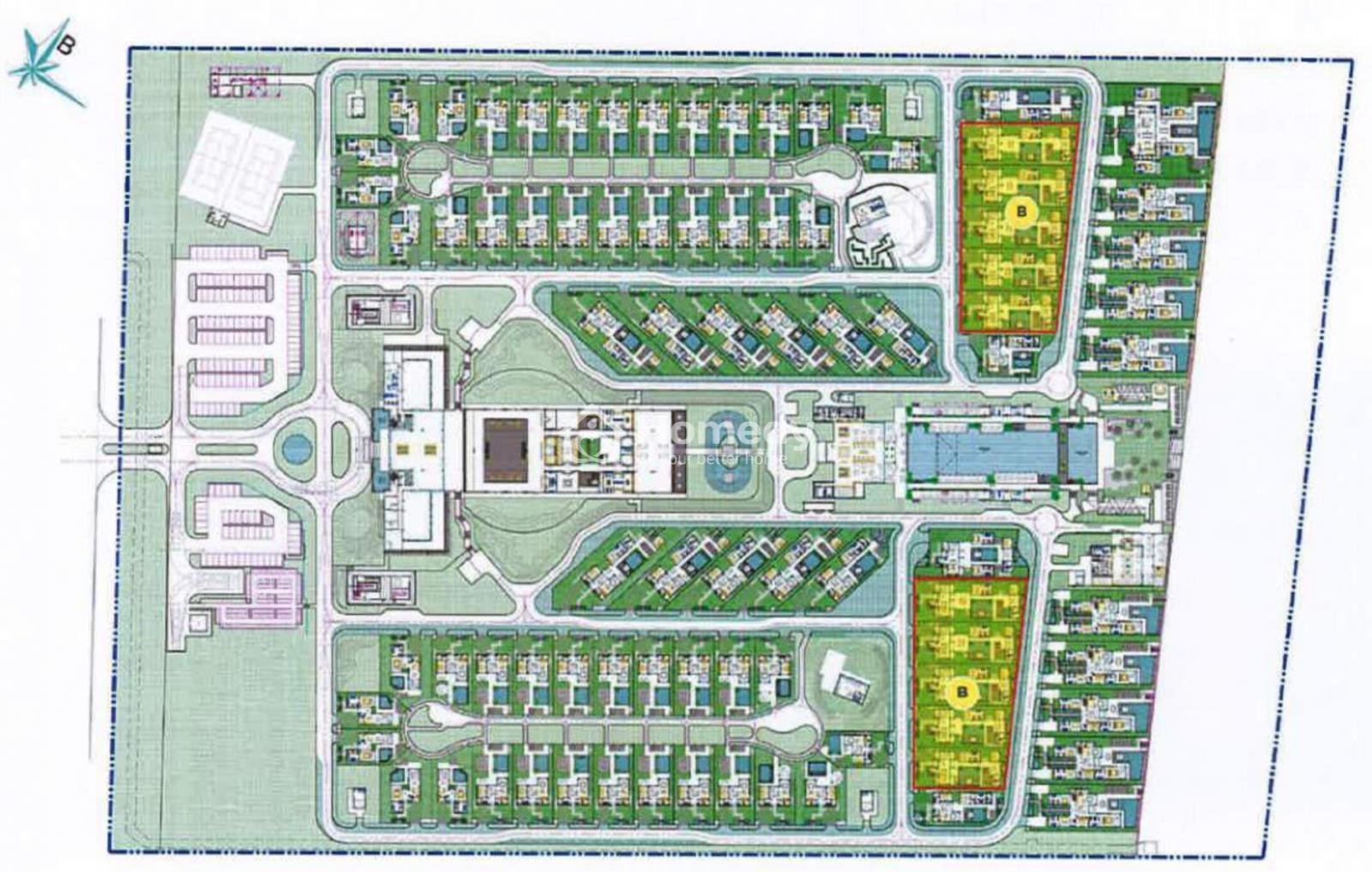 Mặt bằng Premier villa B