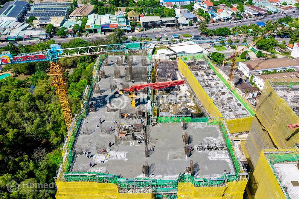 Hoàn thành đổ bê tông sàn tầng 18 Block C