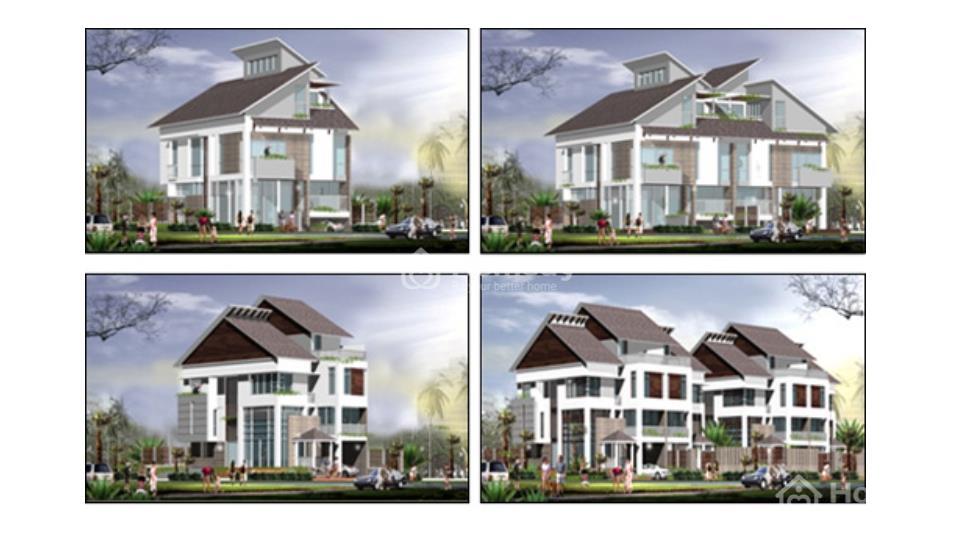 Phối cảnh biệt thự song lập