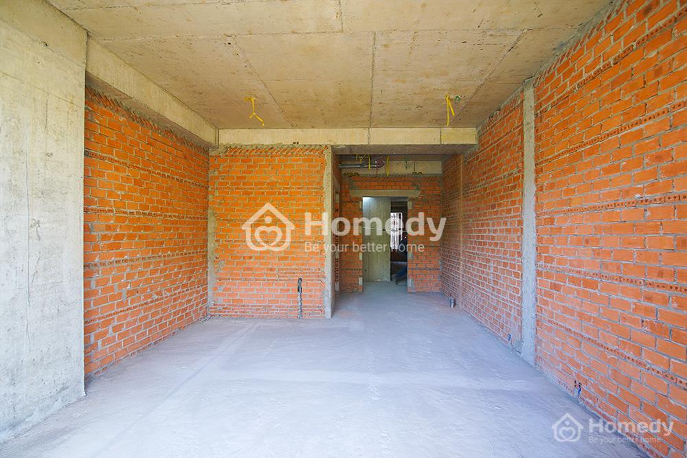 Thi công xây tường căn hộ tầng 4 đến tầng 11 Block C