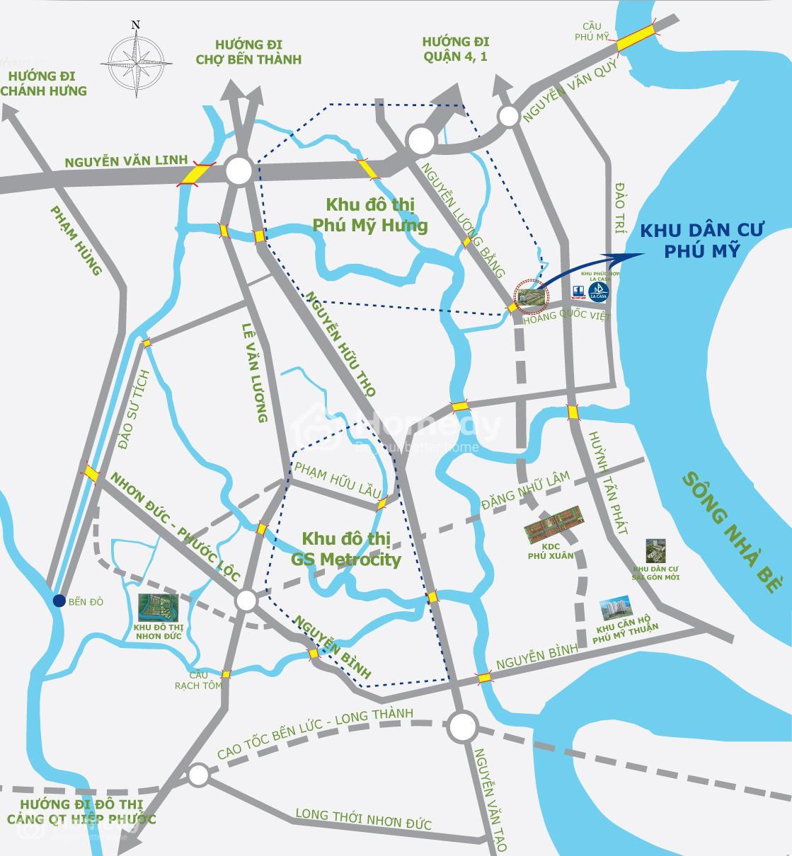 Vị trí dự án Khu dân cư Phú Mỹ