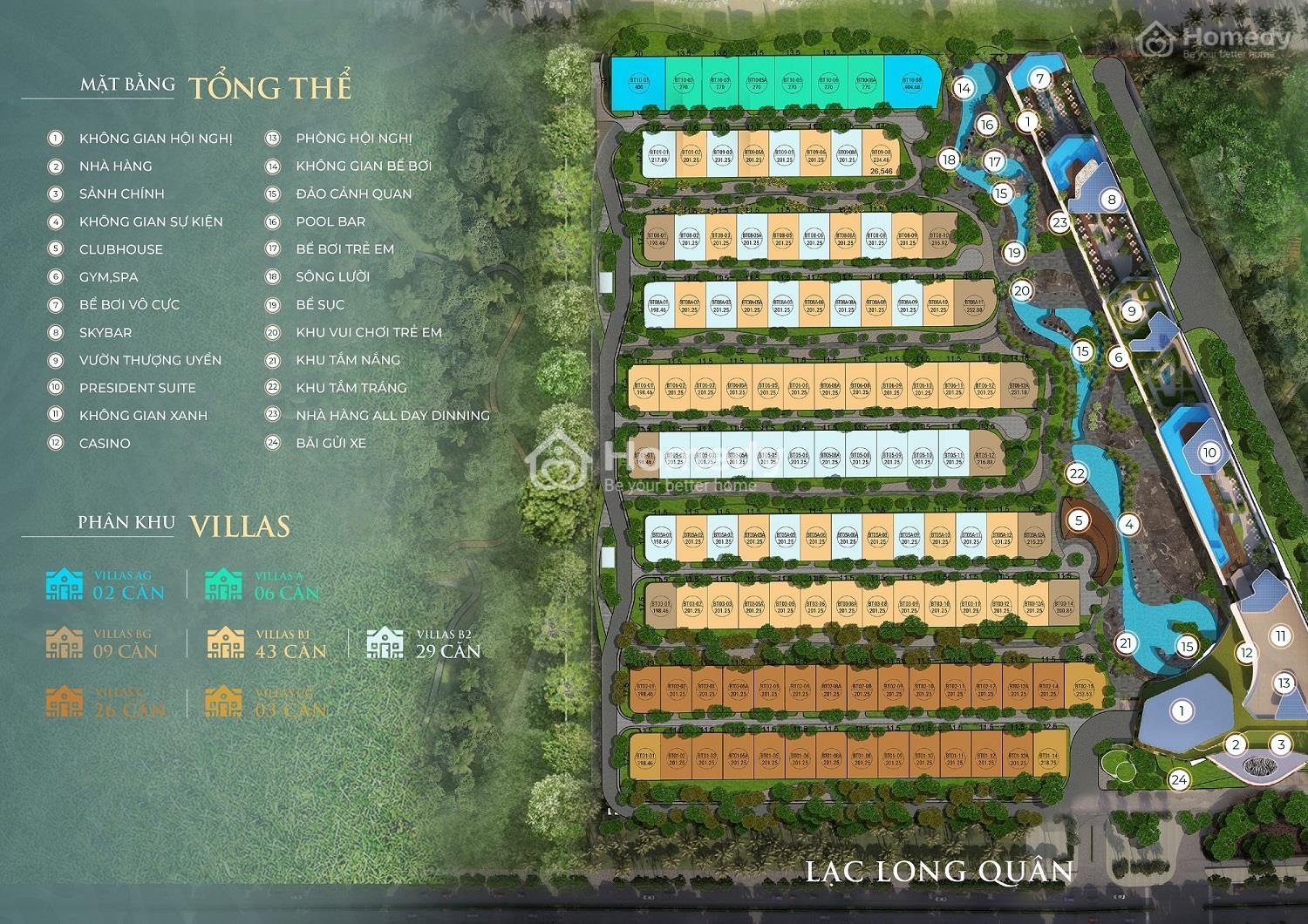 Mặt bằng dự án Grand Mercure Hội An