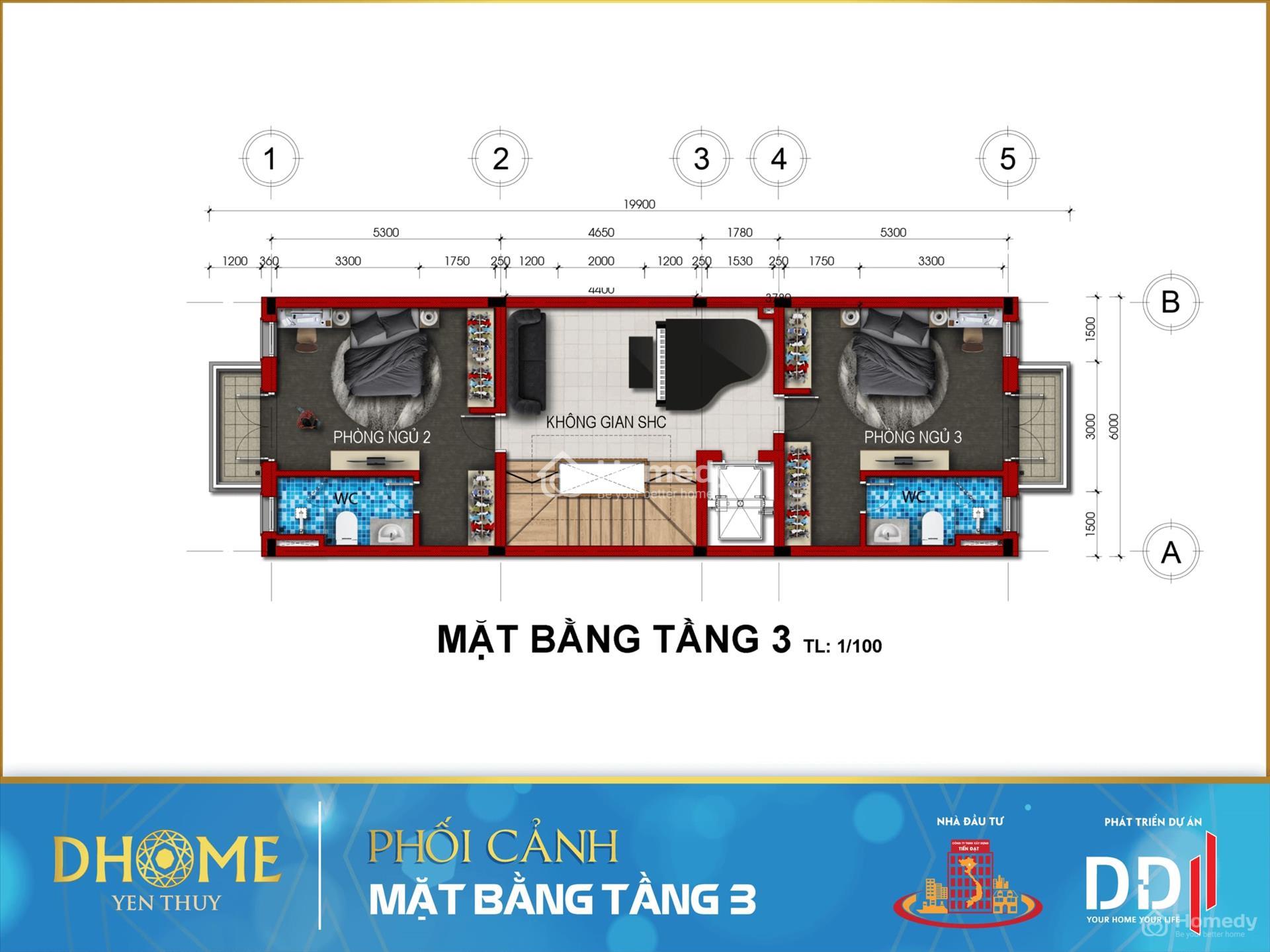 Mặt bằng tầng 3