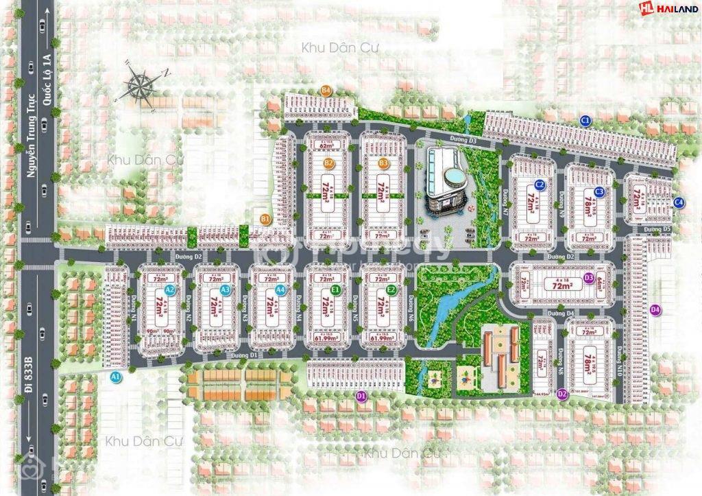Mặt bằng dự án Khu đô thị Long Cang Residence