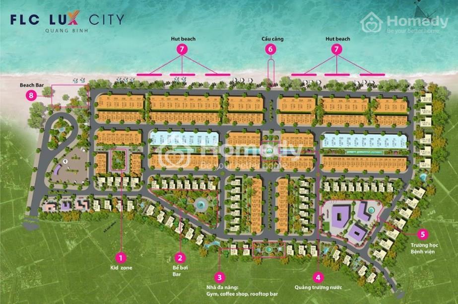 Mặt bằng dự án FLC Quang Binh Beach & Golf Resort