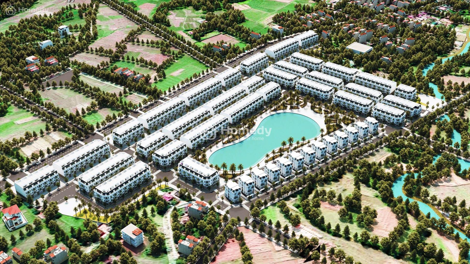 Phối cảnh khu đô thị Dhome Yên Thủy