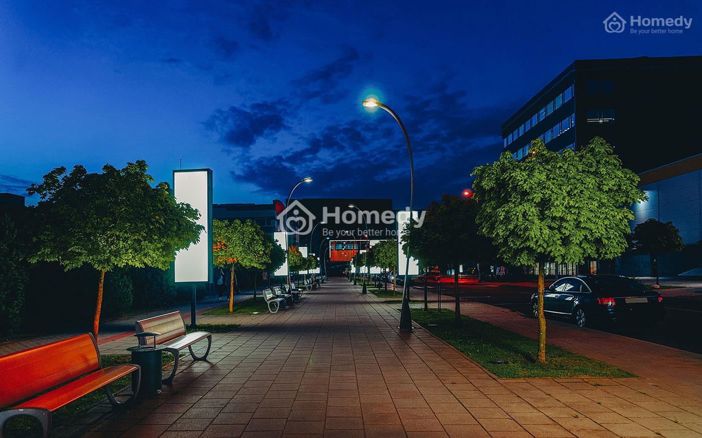 Tiện ích nội khu Rose Mall - Quảng trường