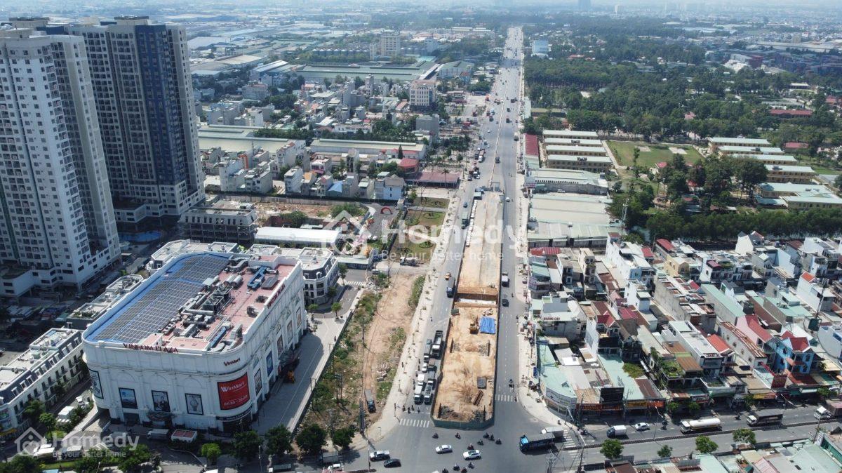 Cầu vượt ngã tư 550 sở hữu tiến độ thi công vượt trội