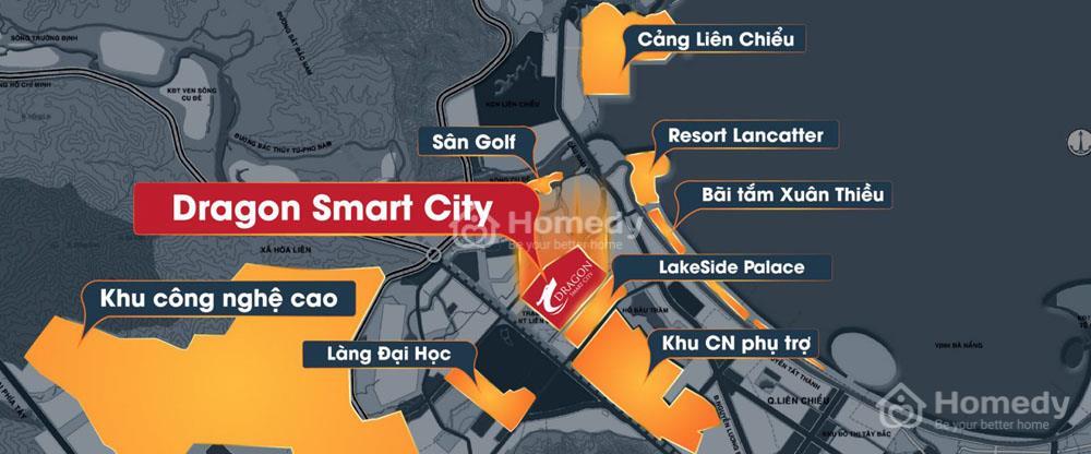 Vị trí dự án Dragon Smart City