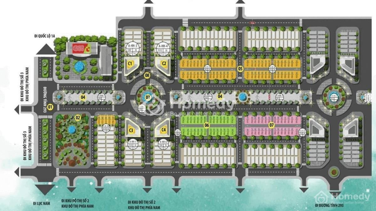 Mặt bằng dự án HP Intermix Bắc Giang