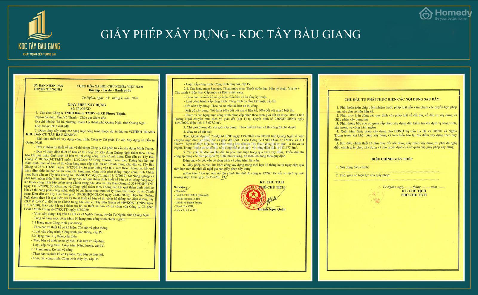 Pháp lý dự án Bàu Giang Riverside