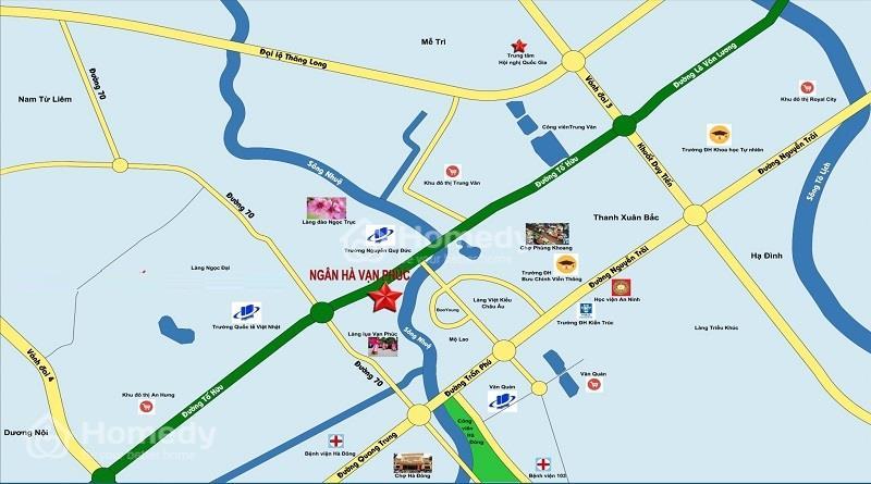 Vị trí dự án Khu đô thị Ngân Hà (TSQ Galaxy Vạn Phúc)