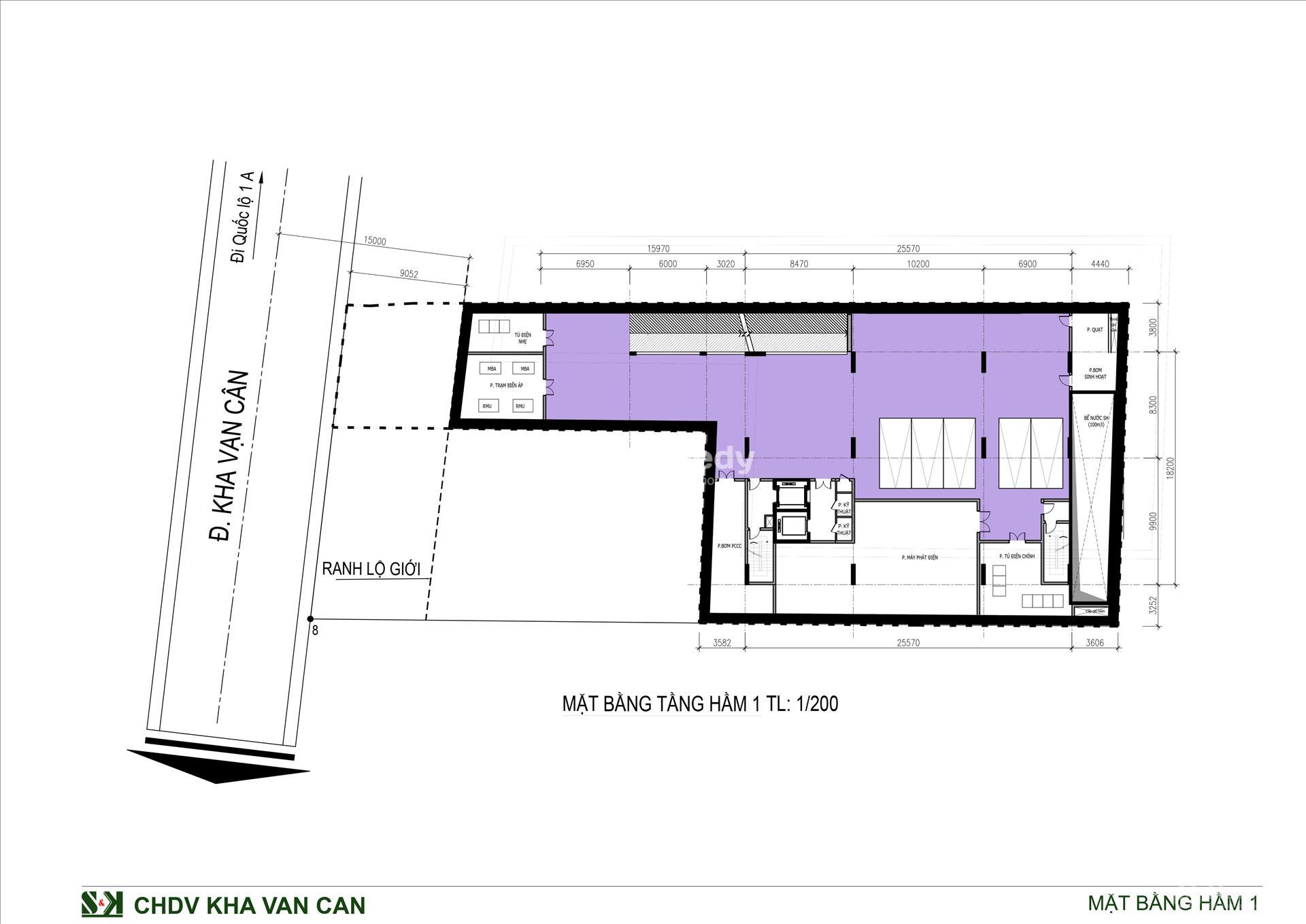 Mặt bằng dự án Kim Hạnh An Apartment