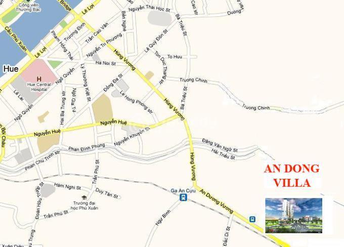 Vị trí dự án An Đông Villas