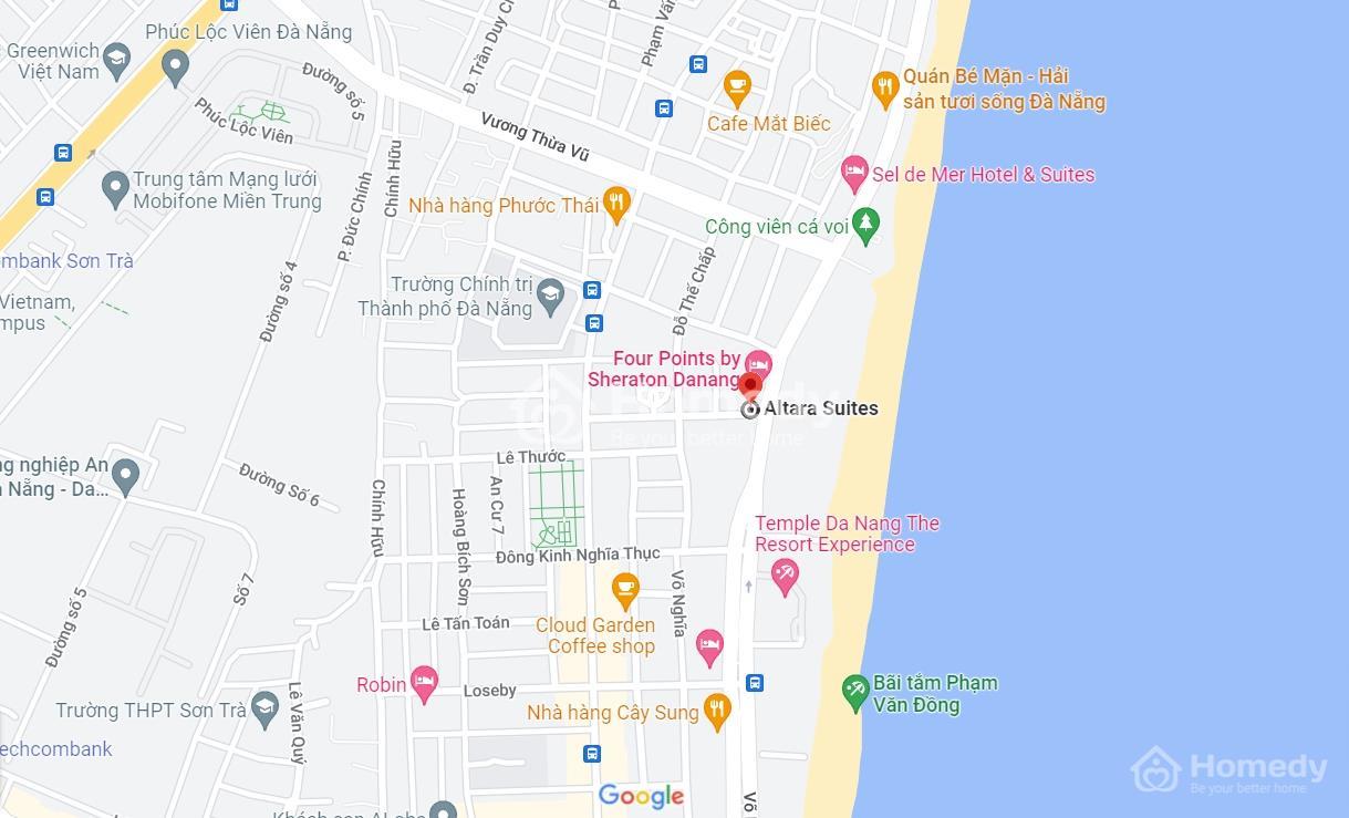 Vị trí dự án Altara Suites Đà Nẵng