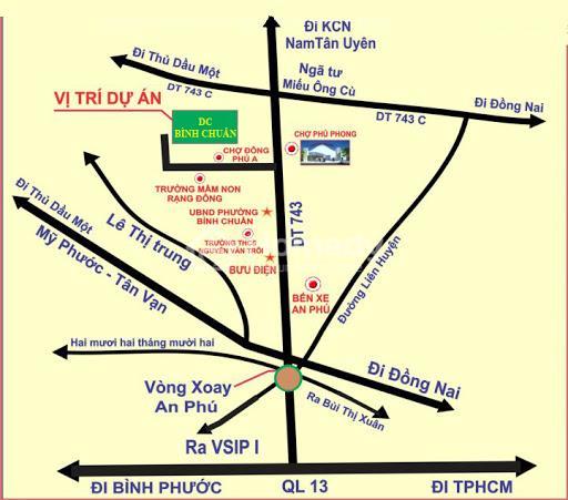 Vị trí khu dân cư Lê Phong