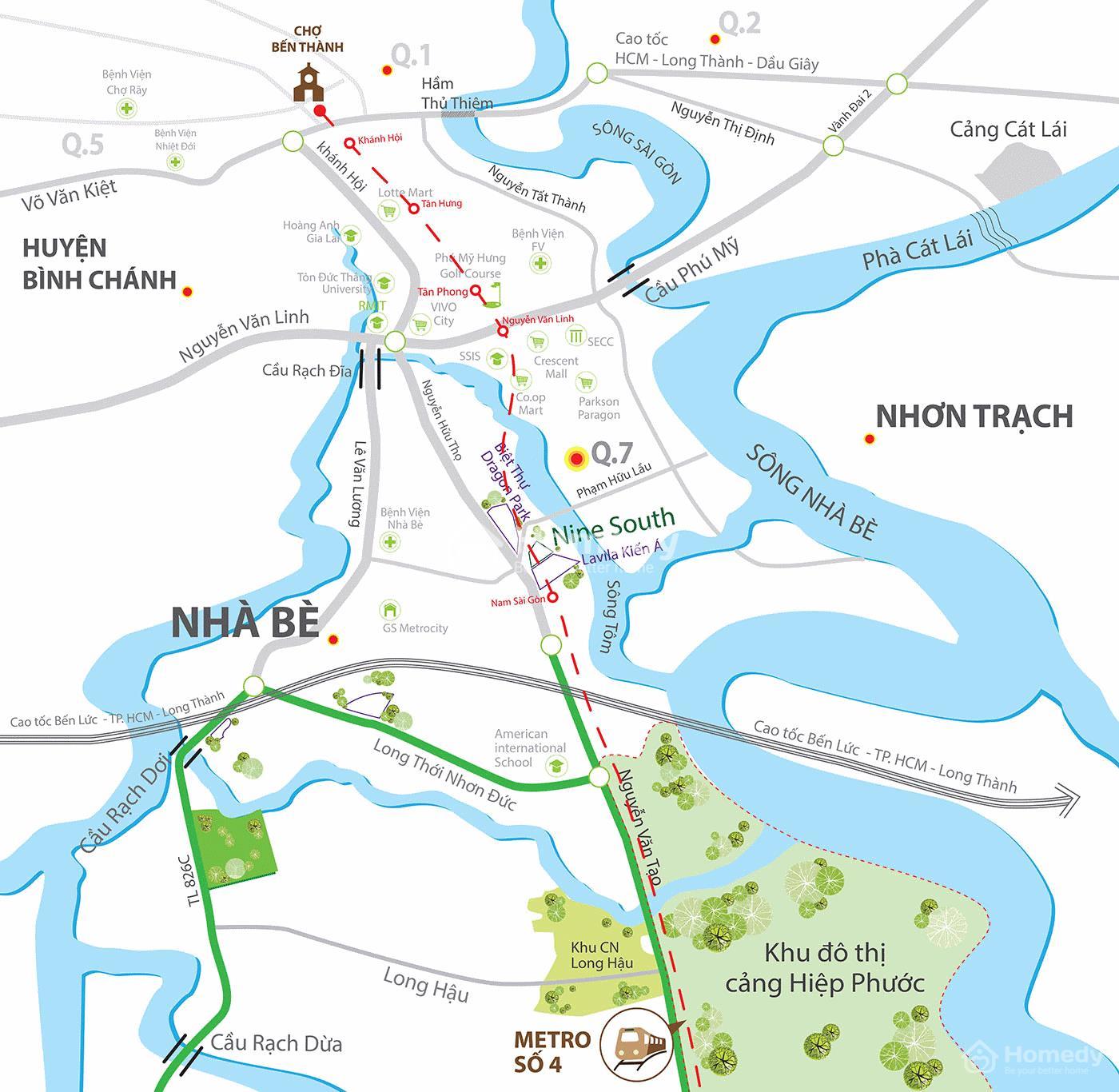 Vị trí dự án Saigon Village