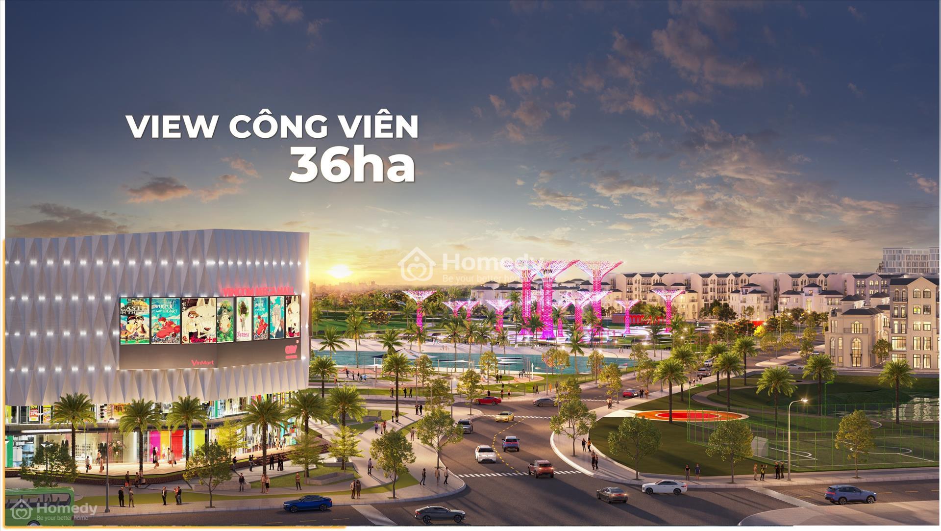 Công viên rộng 36ha