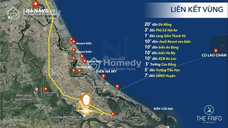 Vị trí dự án đất nền The Faifo Complex