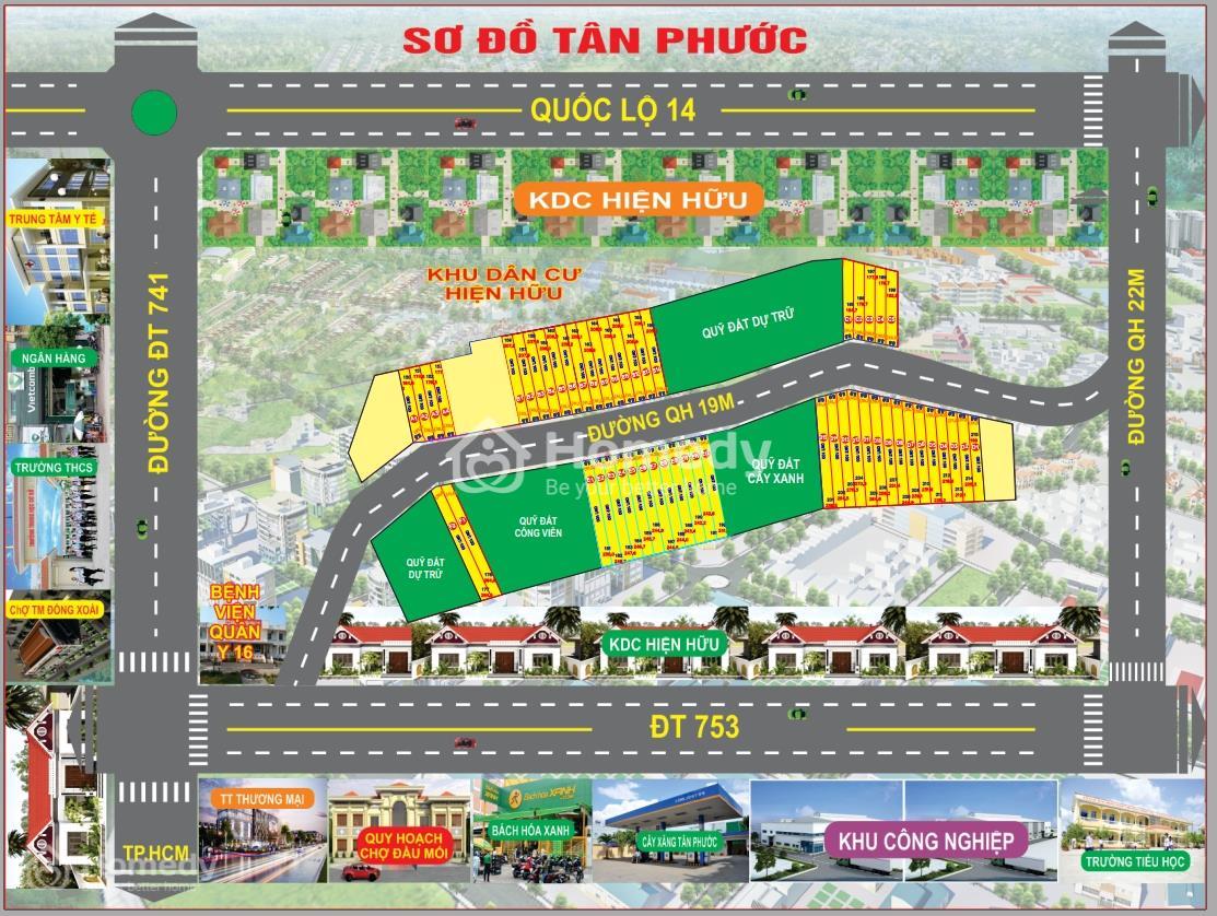 Mặt bằng Đất nền Tân Phước