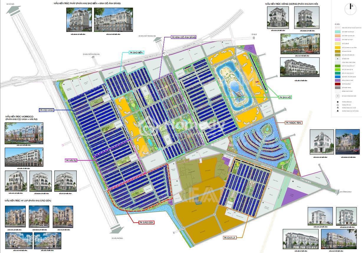 Mặt bằng tổng thể The Empire Vinhomes Ocean Park