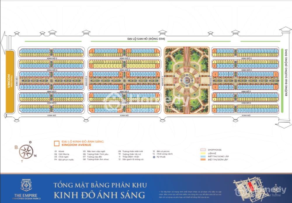 mặt bằng kinh đô ánh sáng