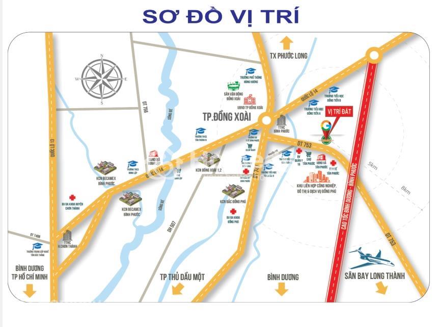Vị trí Đất nền Tân Phước