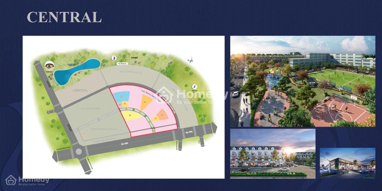 Mặt bằng khu Central Kỳ Co Gateway