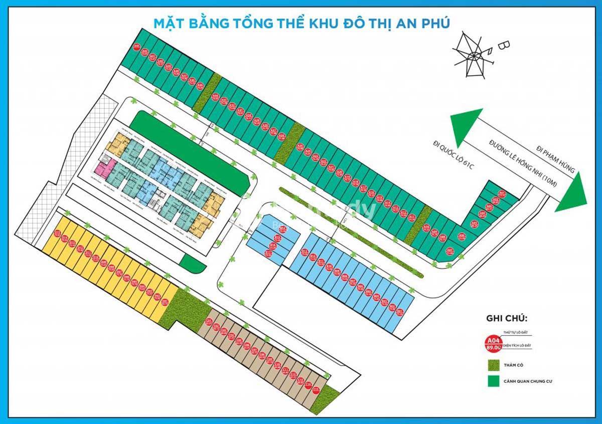 Mặt bằng dự án An Phú Eco City