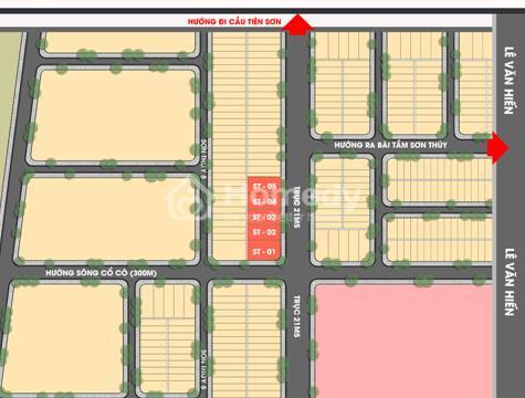 Mặt bằng dự án Phổ biển Sơn Thủy Đà Nẵng