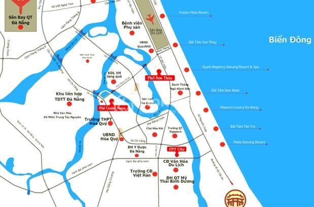Ảnh vị trí dự án Phố biển Sơn Thủy Đà Nẵng