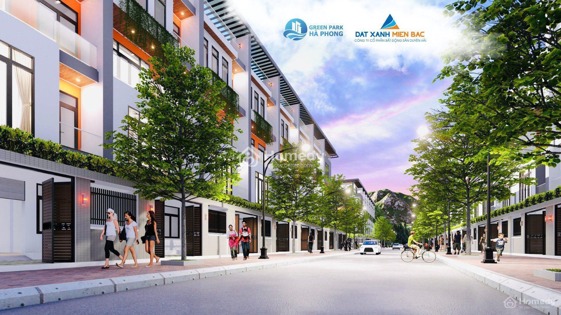 Phối cảnh dự án Green Park Hà Phong